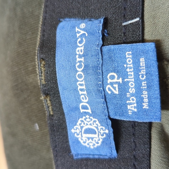 Democracy Natalie Ab Solution Straight Leg Corduroy Dark Green 2P - Picture 12 of 16